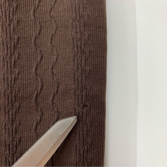 Joylab Solid Color Fudge Brown High Rise Textured Pattern Leggings New Nwt Sz S - Picture 7 of 15